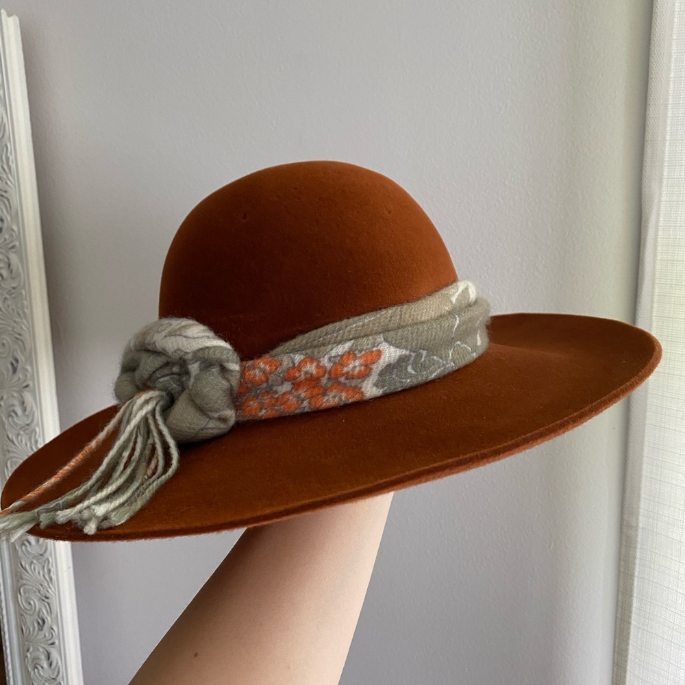 Vintage Wide Brim Hat